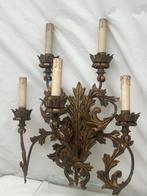 Applique murale - Métal doré, Bois - applique fiorentina