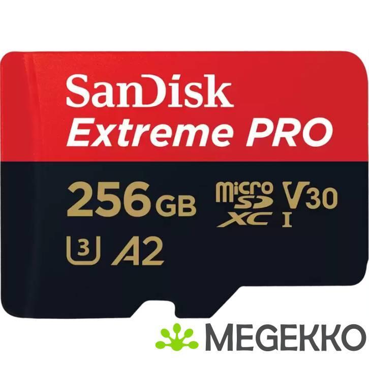 SanDisk Extreme PRO 256GB MicroSDXC Geheugenkaart, Computers en Software, Overige Computers en Software, Nieuw, Verzenden