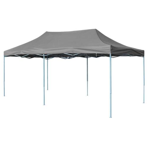 vidaXL Partytent pop-up inklapbaar 3x6 m antraciet, Tuin en Terras, Partytenten, Nieuw, Verzenden