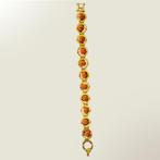 Messing Rudraksa armband met 11 kralen - ±20 cm, Sport en Fitness, Ophalen of Verzenden, Nieuw