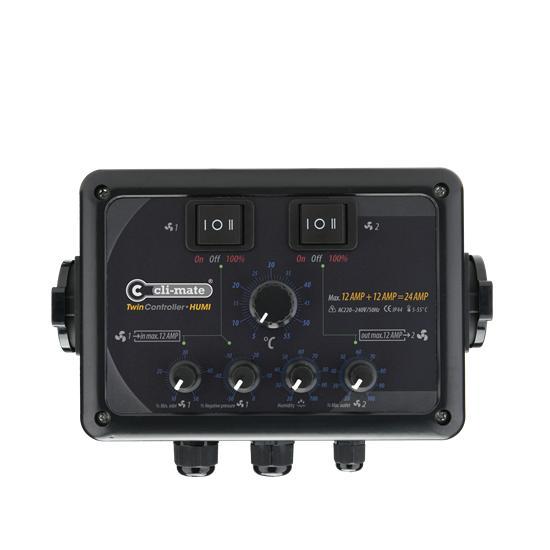 Twin controller + Humi | 12+12 A, Doe-het-zelf en Bouw, Ventilatie en Afzuiging, Verzenden