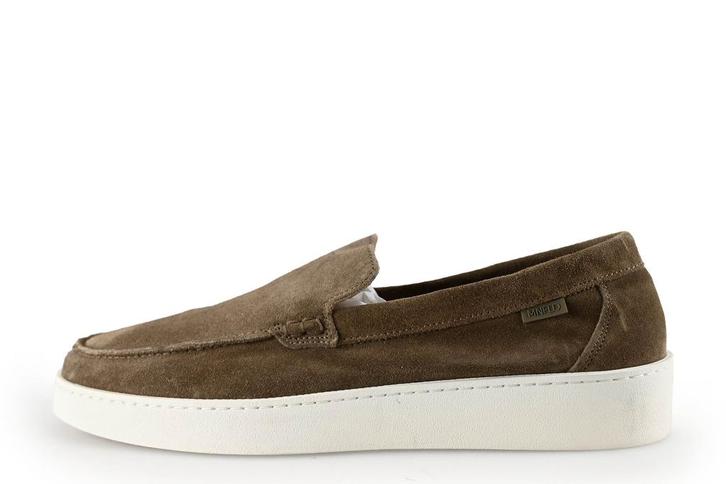 Manfield Instappers in maat 43 Groen | 5% korting, Kleding | Heren, Schoenen, Overige kleuren, Zo goed als nieuw, Overige typen