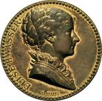 Einseitige brons medaille ohne Jahr Personenmedaille Hwas..., Verzenden