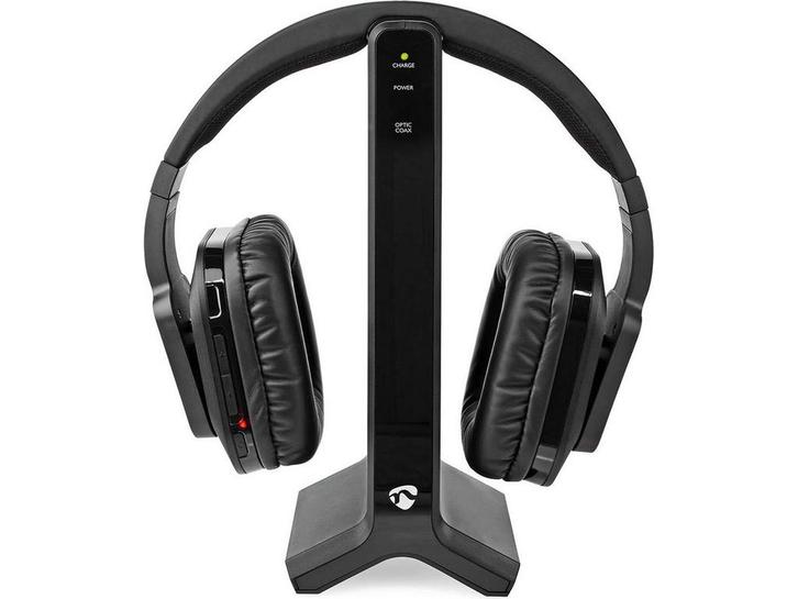 Nedis RF TV-Koptelefoon - Draadloos Over-Ear - 25m bereik -, Audio, Tv en Foto, Home Cinema-sets, Zo goed als nieuw, Verzenden