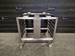 Onderstel | oven onderstel | verrijdbaar | RVS | 90 cm, Gebruikt, Inox Meubilair