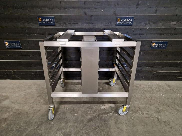 Onderstel | oven onderstel | verrijdbaar | RVS | 90 cm, Zakelijke goederen, Horeca | Keukenapparatuur, Gebruikt, Inox Meubilair