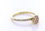Ring - 14 karaat Geel goud - 1.17ct. tw. Geel Diamant