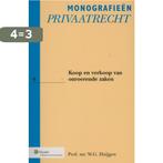 Koop en verkoop van onroerende zaken / Monografieen, Boeken, Verzenden, Gelezen, W.G. Huijgen