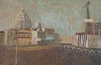 Nicola Simbari (1927-2012) - Sfondo Urbano