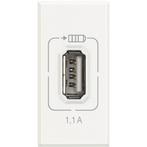 Chargeur USB Axolute 1.1A 1 Module Blanc - BTHD4285C1, Verzenden