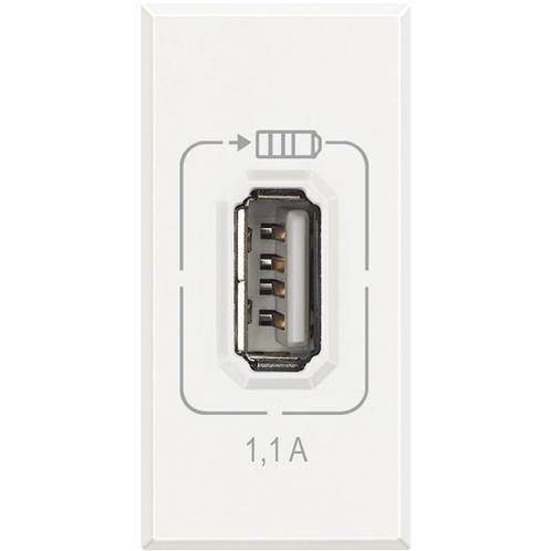 Chargeur USB Axolute 1.1A 1 Module Blanc - BTHD4285C1, Bricolage & Construction, Électricité & Câbles, Envoi