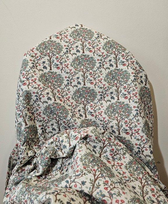 William Morris Tessuto Art Nouveau Kelmscott Tree, Arts and, Antiek en Kunst, Antiek | Tapijten, Tafelkleden en Textiel