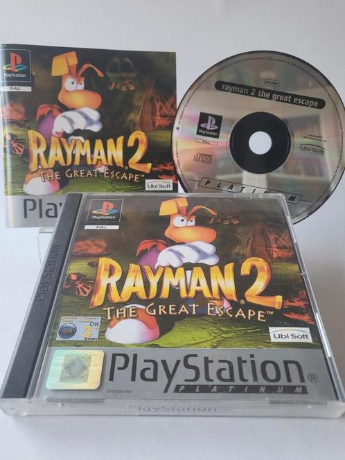 Rayman 2 the Great Escape Platinum Playstation 1, Consoles de jeu & Jeux vidéo, Jeux | Sony PlayStation 1, Enlèvement ou Envoi