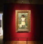 Scuola romantica (XIX) - Ritratto di bambina in campagna, Antiek en Kunst