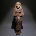 Oud-Egyptisch Hout Grote Shabti. 30 cm H. Nieuwe Rijk - Late