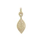 Hanger - 14 karaat Geel goud -  0.80ct. tw. Diamant