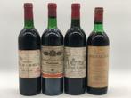 Mixed lot of 4 x 75cl Bordeaux aged reds (aquired) (rood), Ophalen of Verzenden, Rode wijn