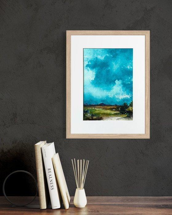 Eugene Eechaut (1928-2019) - Magnifique aquarelle encadrée -, Antiquités & Art, Curiosités & Brocante