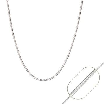 Fako Bijoux® - Ketting - Slang - Stainless Steel - 3mm - beschikbaar voor biedingen