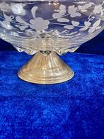 Saladier - Argent 800 - Coupe sur piédestal en argent, Antiquités & Art