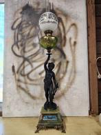 Ernest-Justin Ferrand (1846-1932) - Olielamp - Cloisonné, Antiek en Kunst