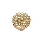 Bague - 14 carats Or jaune Diamant (Naturelle), Handtassen en Accessoires, Ringen, Nieuw