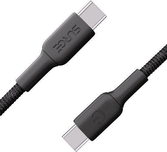 2dekans | Surge USB C naar USB C kabel - 100W - 2 Meter, Telecommunicatie, Mobiele telefoons | Apple iPhone, Ophalen of Verzenden