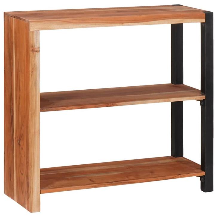 vidaXL Boekenplank Bruin 80 x 30 x 75 cm Massief acaciahout, Huis en Inrichting, Kasten | Boekenkasten, Nieuw, Verzenden