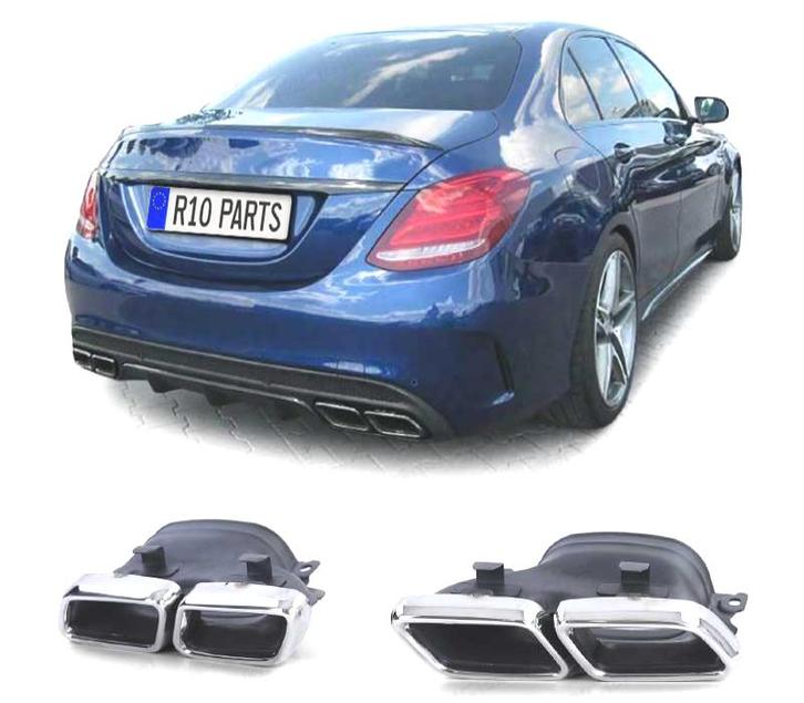 EMBOUT DÉCHAPPEMENT LOOK AMG C63 MERCEDES W205 14- LOOK AMG, Autos : Pièces & Accessoires, Systèmes d'échappement, Envoi