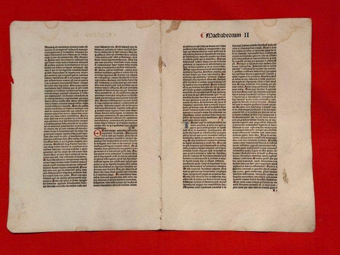 Nicolaus de Lyra - Biblia latina postilis Nicolai de Lyra et, Antiek en Kunst, Antiek | Boeken en Manuscripten