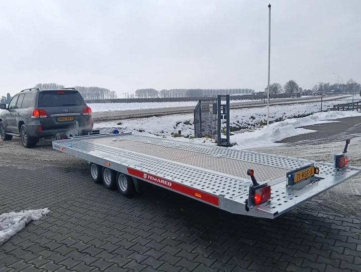 TEMARED CARKEEPER kantelbare autotransporter UIT VOORRAAD, Auto diversen, Aanhangers en Bagagewagens, Nieuw