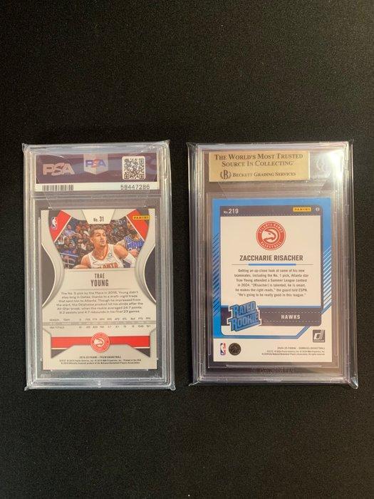 2019, 2024/25 Panini Trae Young Zaccharie Risacher #31 #219, Verzamelen, Stickers