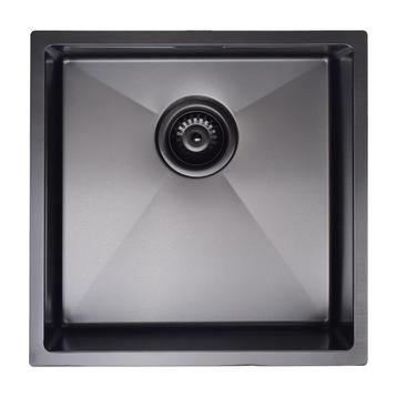 Spoelbak - Gun Metal - 40 x 40 cm -  CENDO SPB40-3BLACK beschikbaar voor biedingen