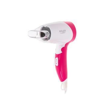 Adler AD2259 haardroger 1200 Watt  wit rose disponible aux enchères