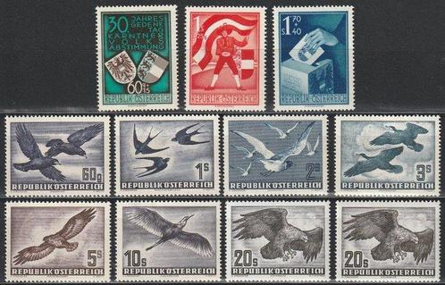 Oostenrijk 1950/1953 - Volksabstimmung en serie vogels -, Postzegels en Munten, Postzegels | Europa | Oostenrijk