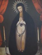 Spanish colonial school (XVIII) - Our Lady of Solitude, Antiquités & Art