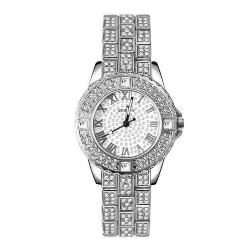 Diamond Horloge voor Dames - Luxe Strass Kwarts Polshorloge, Bijoux, Sacs & Beauté, Montres connectées, Envoi