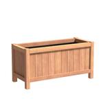 Hardhouten plantenbak Valencia 120x50x60cm - Met bodem, Tuin en Terras, Bloembakken en Plantenbakken, 100 cm of meer, Nieuw, 60 cm of meer