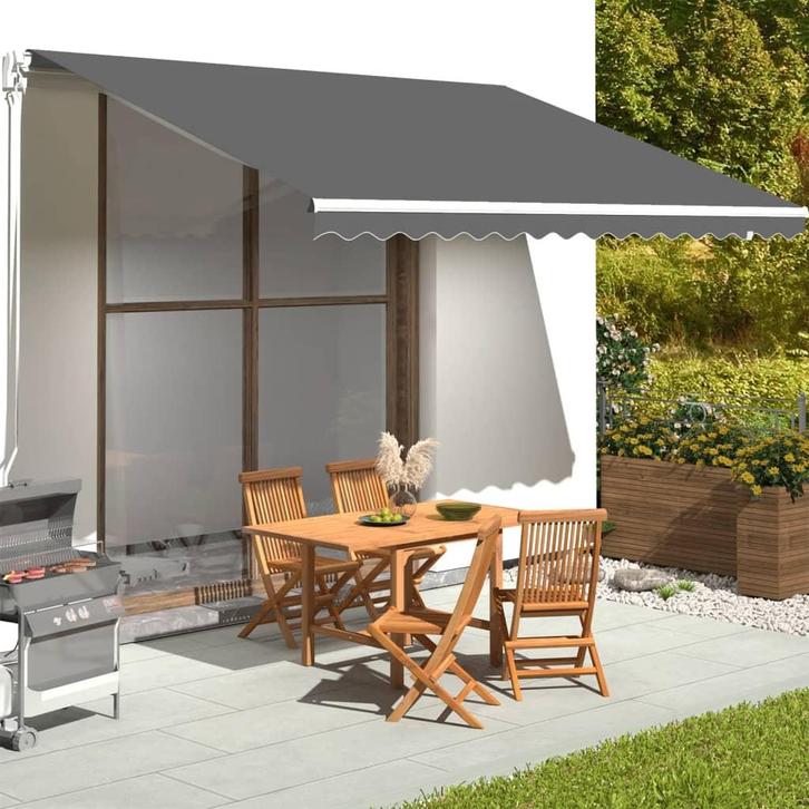 vidaXL Vervangingsdoek voor luifel 4,5x3,5 m, Jardin & Terrasse, Protection solaire, Envoi