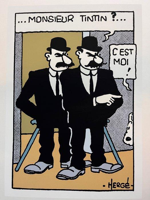 Tintin - 1 Zeefdruk Clair Obscur - 60e verjaardag - Les, Livres, BD