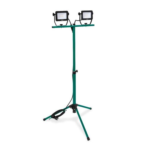 Led werklamp 2x 20W – Verstelbaar statief | Draai- en, Doe-het-zelf en Bouw, Bouwverlichting, Nieuw, Verzenden