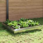 vidaXL Slakkenhekken 8 pcs Zilver Gegevens staal, Tuin en Terras, Verzenden, Nieuw