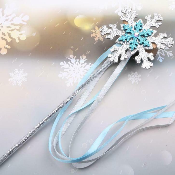 Prinsessenjurk - Toverstaf - Ijskristallen - Kleedje, Kinderen en Baby's, Carnavalskleding en Verkleedspullen, Verzenden