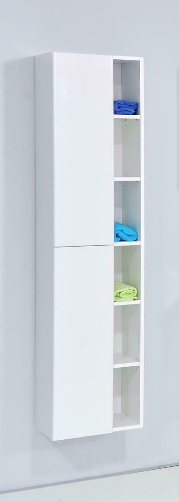 Huza hoge-kolomkast L en R 40x170 cm glans-wit, Huis en Inrichting, Badkamer | Badkamermeubels, Ophalen of Verzenden