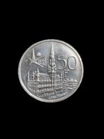 België. Baudouin I (1951-1993). 50 Francs 1958 , Flanpoli, Timbres & Monnaies