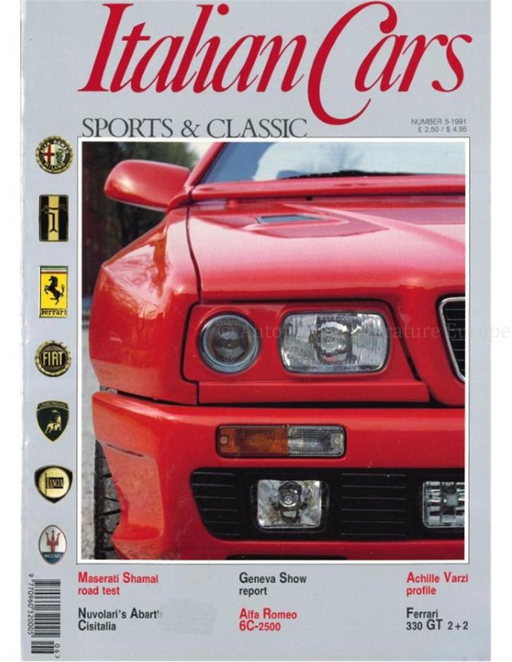 1993 ITALIAN CARS SPORTS & CLASSIC MAGAZINE ENGELS 11, Boeken, Auto's | Folders en Tijdschriften, Ophalen of Verzenden