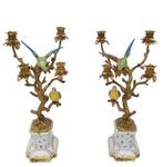 Kaarsenhouder (2) - Porselein, Brons, Antiek en Kunst