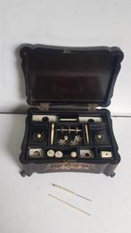 Kist - Been, Naaigerei 18 stuks - China - 19th century -, Antiek en Kunst