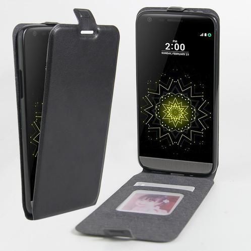 Luxe PU Lederen Soft Case Hand Flip Cover S7 Edge - Zwart, Telecommunicatie, Mobiele telefoons | Hoesjes en Screenprotectors | Samsung