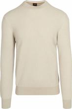 BOSS Pullover Amercury Ecru maat Maat 52/54 (L) Heren, Vêtements | Hommes, Verzenden